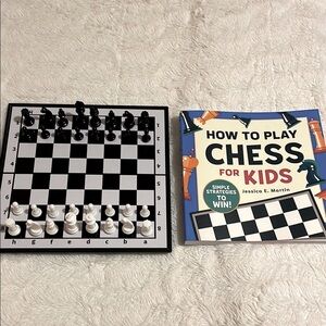 Chess Set Travel Friendly & Instruction Book for Kids and Adults New to Chess!